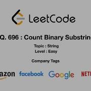 Leetcode 696 Count Binary Substrings April LeetCoding Challenge 2021 Day 23 Interview Questions