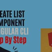 05 How To Create List Component In Angular 4 Using NgFor