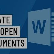 Word Creating And Opening Documents