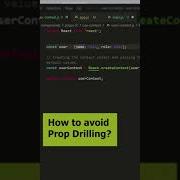 React Interview Question How To Avoid Prop Drilling Use Context Shorts Shortsvideo Reactjs