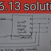 Q 6 13 Show That A BCD Ripple Counter Can Be Constructed Using A Four Bit Binary Ripple Counter
