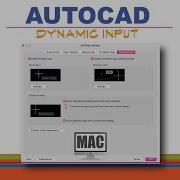 AutoCAD Mac Dynamic Input