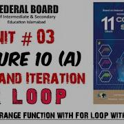 Lecture 10 A Loop And Iteration For Loop Range Function