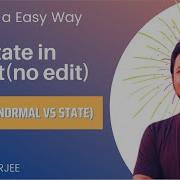 State SetState In React Practical Javascript Vs React No Edit Beginners Friendly