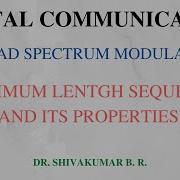 Lecture 52 Maximum Length Sequence And Its Propertes