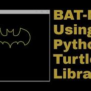 Draw Batman Logo Using Python Turtle Module Techie Lagan