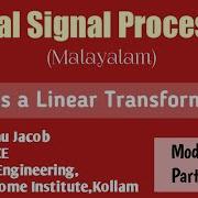 Module 1 Part 1 DFT As A Linear Transformation KTU Digital Signal Processing S6 ECE