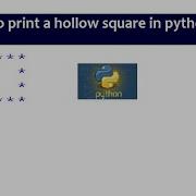 Hollowsquare Python Code How To Print Hollow Square In Python