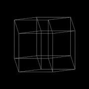 HyperCube Spinning In 4 Dimensions