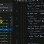 Multiple Selection In Ionic Apps