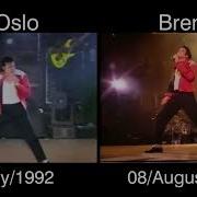 Michael Jackson Beat It Live Oslo Vs Bremen Dangerous Tour 1992