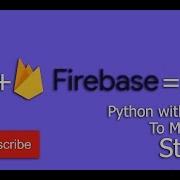 Python With Firebase To Make A Cloud Storage
