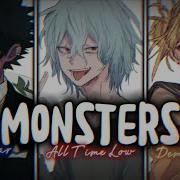 Nightcore Monsters All Time Low Ft Demi Lovato Blackbear SW NMV