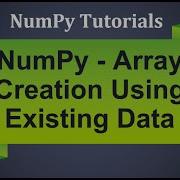 Учебное пособие по машинному обучению на Python с использованием NumPy 6 Создание массива с исп