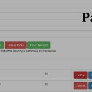 Offline Relational Database Using HTML5 And JavaScript SQL Query Part 3