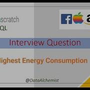 Highest Energy Consumption Medium StrataScratch SQL Solution Interview Problem