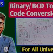 Binary To Gray Code Conversion BCD To Gray Code BCD To Gray Code Conversion