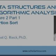Algorithms Lecture 2 Part 1 Insertion Sort