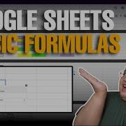 Basic Google Sheets Formulas Tutorial