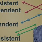 Consistent Independent Dependent And Inconsistent