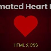 Real Heart Beating Animation Using Html CSS