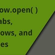 Tab Window And IFrame Control With Window Open