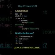 Python Nested If Explained In 30 Seconds Python Logic Challenge Coding Python Programming