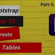 How To Create Tables In Bootstrap BeingAProgrammer Create A Data Table In Bootstrap Typography