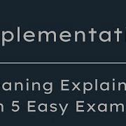 What Does Implementation Mean Implementation Meaning In English With 5 Example Sentences