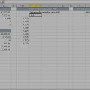 Excel 2010 One Variable Data Table