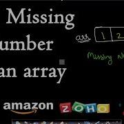 Find Missing Number In An Array
