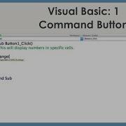 VB 1 Command Button