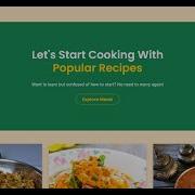 Meal Recipes Web App JavaScript Meals DB API