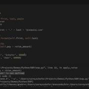 Python SCRIPTING OOP Tutorial 2 Class Variables