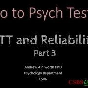 PsychTesting CTT Reliability 3