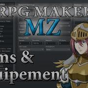 Урок по RPG Maker MZ 18 Предметы оружие и броня
