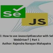 How To Use JavascriptExecutor With Selenium WebDriver Part 1