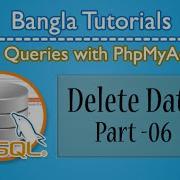 SQL Queries With PhpMyAdmin Delete Data Part 06