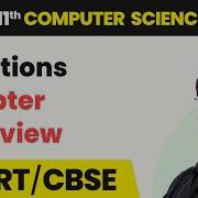 Functions Chapter Overview Class 11 Computer Science Chapter 7 CBSE 2024 25