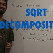 What Is Square Root Decomposition Range Query Solving