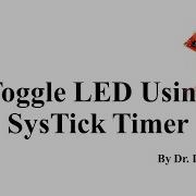 Toggle LED Using SysTick Timer In Tiva C Board