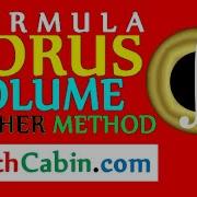 Washer Integration Method Torus Volume Formula PROOF Problem