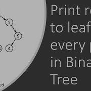 Binary Tree 45 Print Root To Leaf Every Path In Binary Tree
