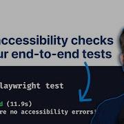 Add Accessibility Checks To Your Playwright End To End Tests