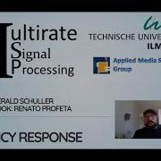 Multirate Signal Processing 03 Frequency Response 01 Introduction
