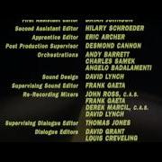 Lost Highway Full End Titles End Credits Cast Crew
