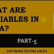 What Are Variables In Java Part 5 Java Tutorial