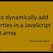 How To Dynamically Add Properties In A JavaScript Object Array