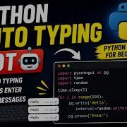 Python Se Auto Typing Bot Banaye PyAutoGUI Tutorial For Beginners