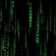 Matrix Green Code Rain Cyrillic Motion Background